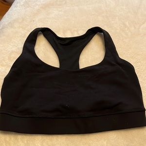 Lululemon black sports bra
